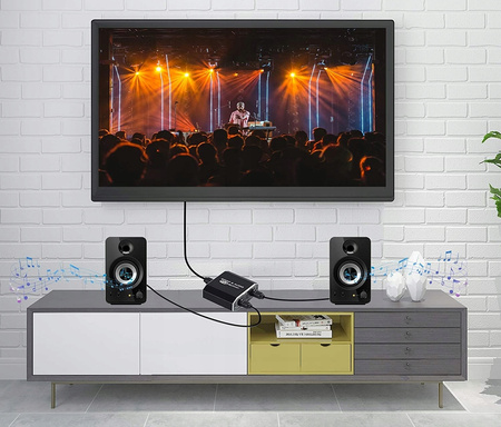 AUDIO SPLITTER 1x3 SPDIF TOSLINK ROZDZIEL OPTYCZNY