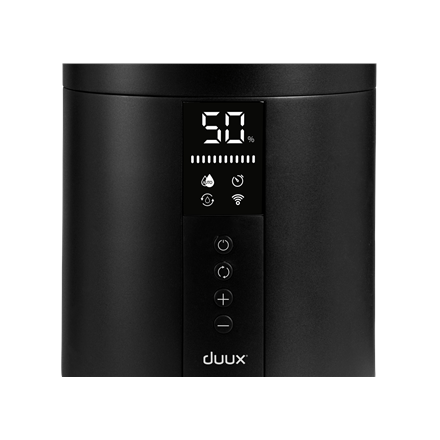 Duux Humidifier Gen 2 Beam Mini Smart Air humidifier 20 W Water tank capacity 3 L Suitable for rooms up to 30 m² Ultrasonic Humidification capacity 300 ml/hr Black