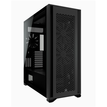 Corsair Tempered Glass PC Case 7000D AIRFLOW Side window Black Full-Tower Power supply included No