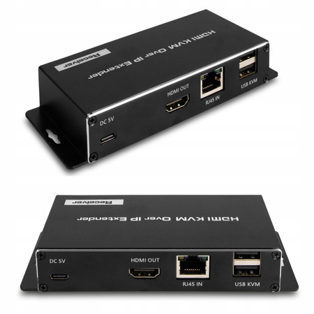 EXTENDER HDMI 2.0 LAN KVM 2xUSB RJ45 180M ETHERNET