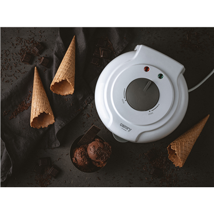 Camry Waffle maker/cone maker | CR 3082 | 750 W | Number of pastry 1 | Waffle | White