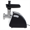 Camry Meat mincer CR 4812 Silver/Black 1600 W Number of speeds 2 Throughput (kg/min) 2 Gullet; 3 strainers; Kebble tip; Pusher; Tray