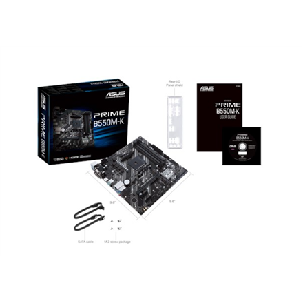 ASUS Prime B550M-K, AMD B550 Mainboard - Sockel AM4