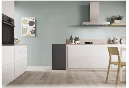 Candy Table Top Refrigerator | CHASD4385EBC | Energy efficiency class E | Free standing | Larder | Height 85 cm | Fridge net capacity 90 L | 37 dB | Black