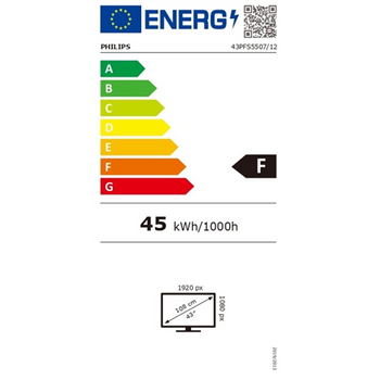 Philips LED Full HD TV 43PFS5507/12 43" (108 cm) Full HD LED Black