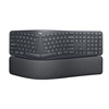 Logitech Keyboard K860 ERGO Split Ergonomic [DE] Grafit mit Handballenauflage