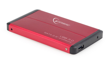 Obudowa zewnętrzna Gembird EE2-U3S-2-R na dysk 2.5&amp;quot; SATA HDD USB 3.0 (czerwona)