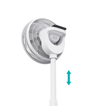 Duux | Fan | Whisper 2 | Stand Fan | White | Diameter 34 cm | Number of speeds 26 | Oscillation | 1.6-19 W | Remote control