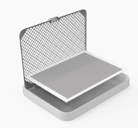 PETKIT PURA Dog Litter Tray Training excrete at the fixed place, free from worry, Special diaper for perfect fit, Easy to use and clean, Detachable design for more shinning point, 39x52x4.7 cm