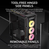 Corsair PC Case | iCUE LINK 5000T LX RGB | Black | Mid-Tower | Power supply included No