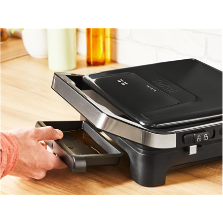Tefal GC271810 Inicio Panini and grilling machine, Non-stick, Black/Stainless steel | TEFAL
