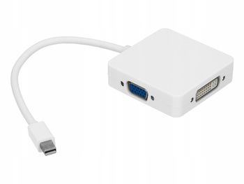 Adapter mini DisplayPort do HDMI VGA DVI Thunderbo