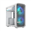 Fractal Design Torrent Compact RGB White TG clear tint Mid-Tower Power supply included No