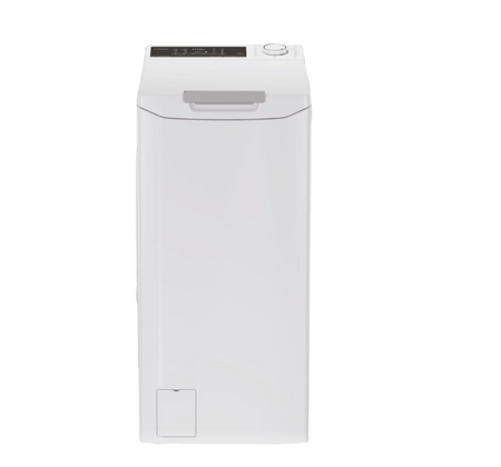 Candy Washing Machine | TCA284TM5-S | Energy efficiency class A | Top loading | Washing capacity 8 kg | 1200 RPM | Depth 60 cm | Width 41 cm | Display | Digit | White
