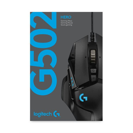 Logitech G502 Hero Gaming Maus - schwarz