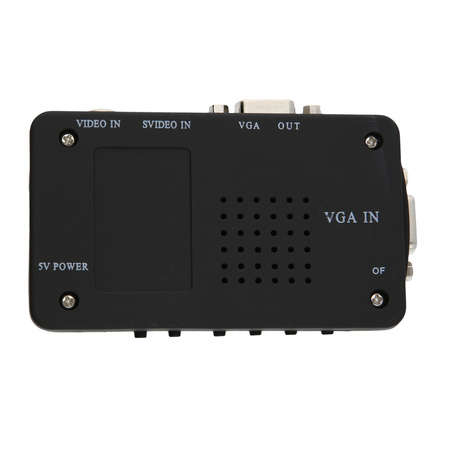 KONWERTER SYGNAŁU S-VIDEO CVBS VGA AV - VGA ZESTAW
