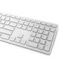 Dell Keyboard and Mouse KM5221W Pro Keyboard and Mouse Set Wireless Mouse included Keyboard Technology - Plunger; Movement Resolution - 4000 dpi US 2.4 GHz White