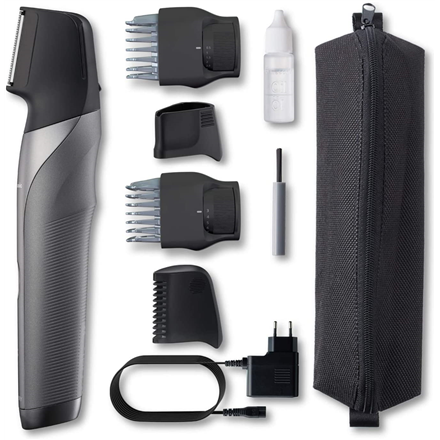 Panasonic Hair trimmer ER-GY60-H503 Operating time (max) 50 min, Number of length steps 20, Step precise 0.5 mm, Built-in rechargeable battery, Black/Silver, Cordless