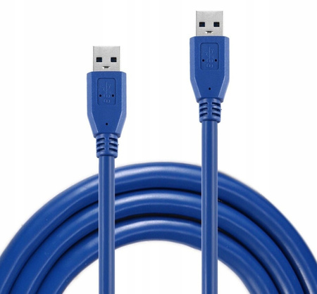 Kabel USB 3.0 A-A PRZEWÓD SS SuperSpeed 5 Gb/s 1M