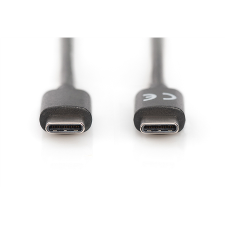 Digitus USB Type-C Connection Cable AK-300138-010-S USB Male 2.0 (Type C), USB Male 2.0 (Type C), Black, 1 m