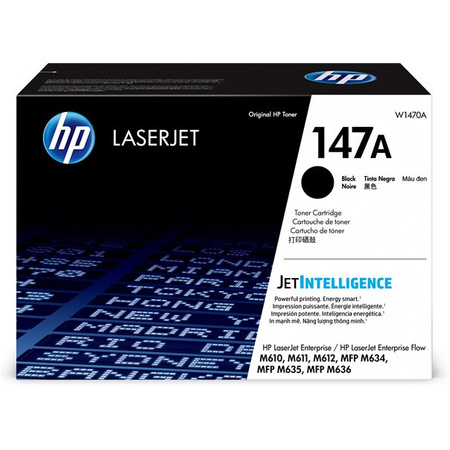 Toner HP 147A Laser M611 dn Black W1470A 10.500 Seiten
