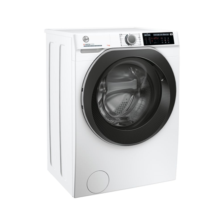 Hoover Washing Machine HW437AMBS/1-S Energy efficiency class A Front loading Washing capacity 7 kg 1300 RPM Depth 46 cm Width 60 cm Display LCD Steam function Wi-Fi White