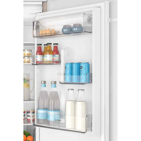 INDESIT | INC18 T111 | Refrigerator | Energy efficiency class F | Built-in | Combi | Height 177 cm | No Frost system | Fridge net capacity 182 L | Freezer net capacity 68 L | 34 dB | White