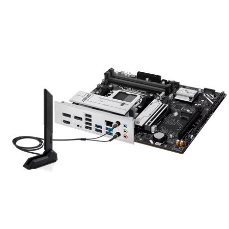Asus PRIME B850M-A WIFI | Processor family AMD | Processor socket AM5 | DDR5 | Supported hard disk drive interfaces SATA, M.2 | Number of SATA connectors 4