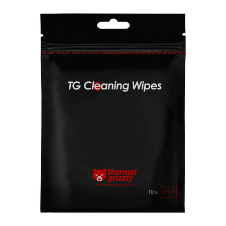 Thermal Grizzly Reinigungstücher für CPUs - 10 Stk.