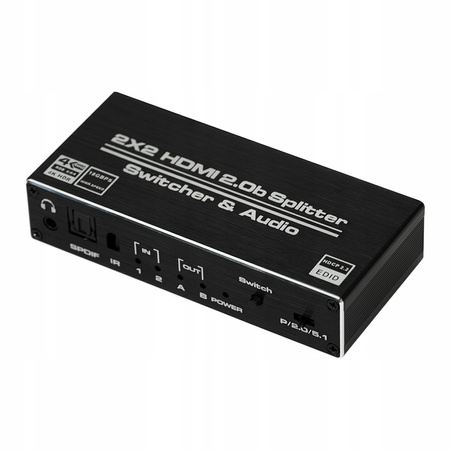 MATRIX HDMI 2.0 2x2 SWITCH SPLITER DOLBY ATMOS 7.1