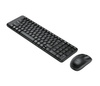 Zestaw bezprzewodowy klawiatura i mysz Logitech MK220 czarny