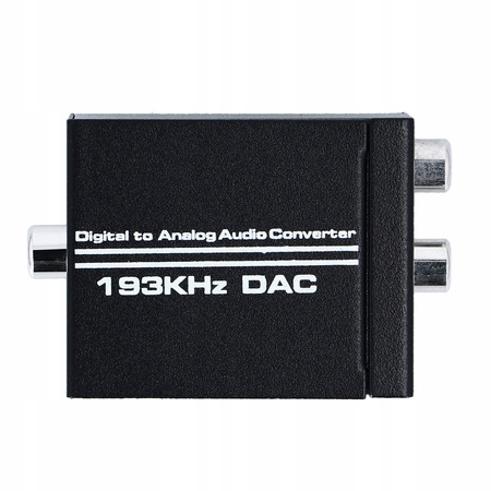 KONWERTER OPTYCZNY TOSLINK COAXIAL NA 2x CINCH RCA