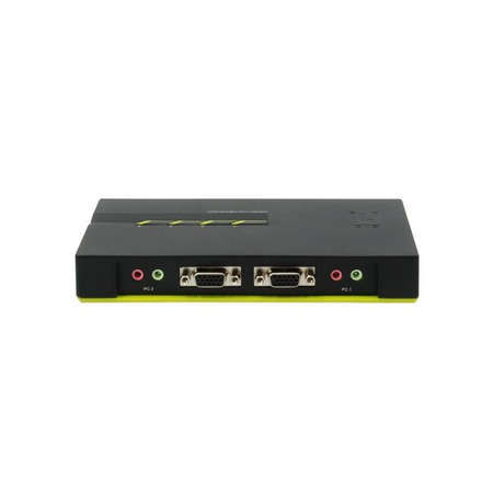 LevelOne KVM-Switch 4 PC VGA+USB+Audio
