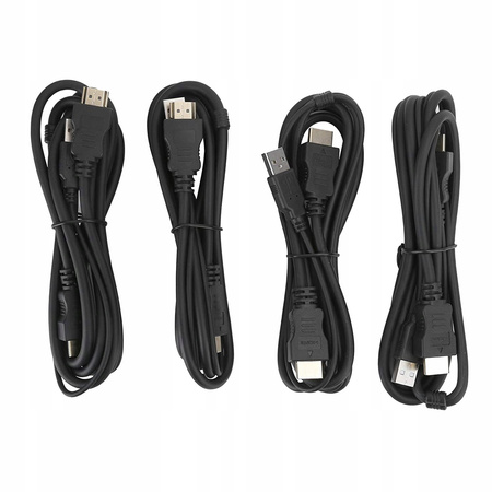 Przełącznik KVM HDMI 4x1  3xUSB +4 KABL HDMI