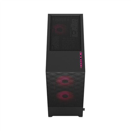 Fractal Design Pop Air RGB Side window Magenta Core TG Clear Tint ATX, mATX, Mini ITX Power supply included No