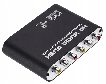 Dekoder OPTYCZNY TOSLINK SPDIF 5.1 ANALOG AC3/DTS
