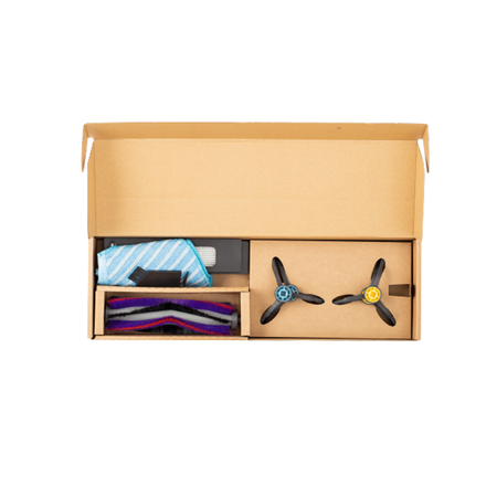 Midea M7 Spare Parts Kit 2x Side Brushes, 1x Cleaning Brush, 2x HEPA, 1x Mopping Cloth, 1x Roller Brush, Suitable for Robot Vacuum Cleaner M7