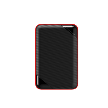 Silicon Power Portable Hard Drive ARMOR A62 1000 GB,  USB 3.2 Gen1, Black/Red