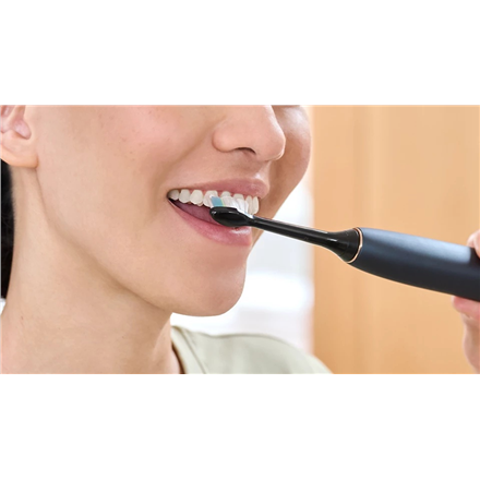 Philips Replacement brush heads | HX6064/88 Sonicare Optimal White | Heads | For adults | Number of brush heads included 4 | Black