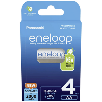 Akumulatorki Panasonic Eneloop R6 / AA 2000mAh BK-3MCDE/4BE - 4 sztuki (blister)
