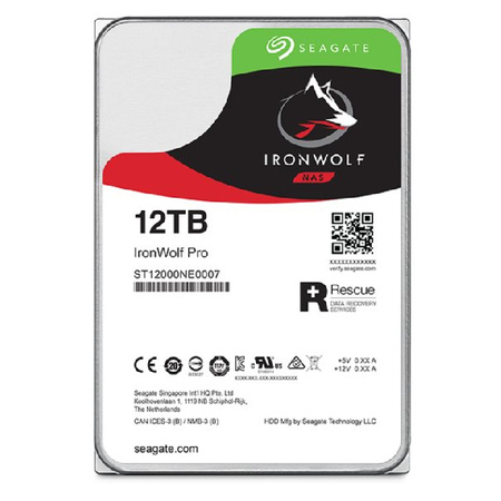 Seagate HD3.5" SATA3 12TB ST12000NT001 / 7.2k ~~~