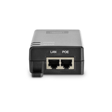 Digitus Gigabit Ethernet PoE+ Injector DN-95103-2 10/100/1000 Mbit/s Ethernet LAN (RJ-45) ports 1xRJ-45 10/100/1000 Mbps Gigabit, 1xRJ-45 10/100/1000 Mbps PoE Output