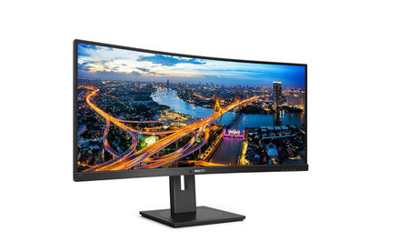 Philips Curved UltraWide 345B1C 34  ", VA, WQHD, 3440 x 1440, 21:9, 5 ms, 300   cd/m², Black
