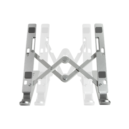 Logilink Notebook stand, foldable AA0134 Notebook Stand Silver 10-16 "