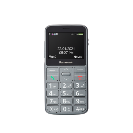 Panasonic KX-TU160 Easy Use Mobile Phone Grey 2.4 " TFT-LCD 240 x 320 Bluetooth USB version USB-C Built-in camera Main camera 0.3 MP