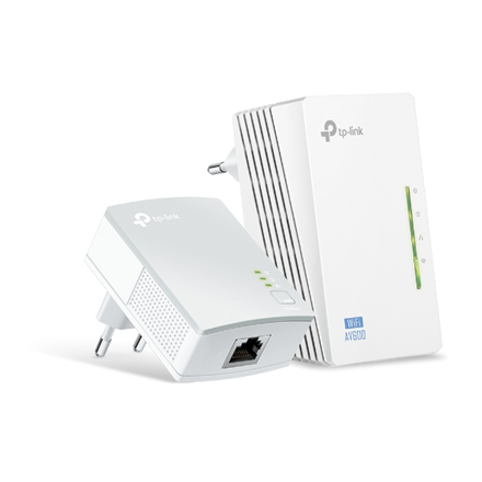 TP-LINK Powerline Adapters Kit TL-WPA4220 KIT 10/100 Mbit/s, Ethernet LAN (RJ-45) ports 2, 802.11n, 2.4GHz, Wi-Fi data rate (max) 300 Mbit/s