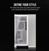 Corsair PC Case | 6500X Dual Chamber | White/Satin Gray Aluminum | Mid-Tower | Power supply included No