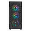 Corsair Airflow Tempered Glass Mid-Tower Smart Case iCUE 220T RGB Side window,  Mid-Tower, Black, Power supply included No, Steel, Tempered Glass