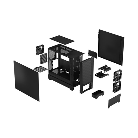 Fractal Design Pop Air Black Solid Midi-Tower - schwarz