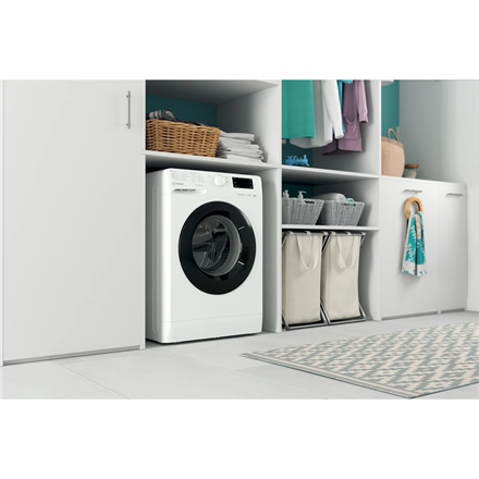 INDESIT Washing machine MTWE 81484 WK EE Energy efficiency class C, Front loading, Washing capacity 8 kg, 1400 RPM, Depth 60.5 cm, Width 59.5 cm, Display, Digital, White